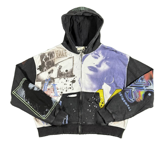 Vale Noise Zip Up, Front