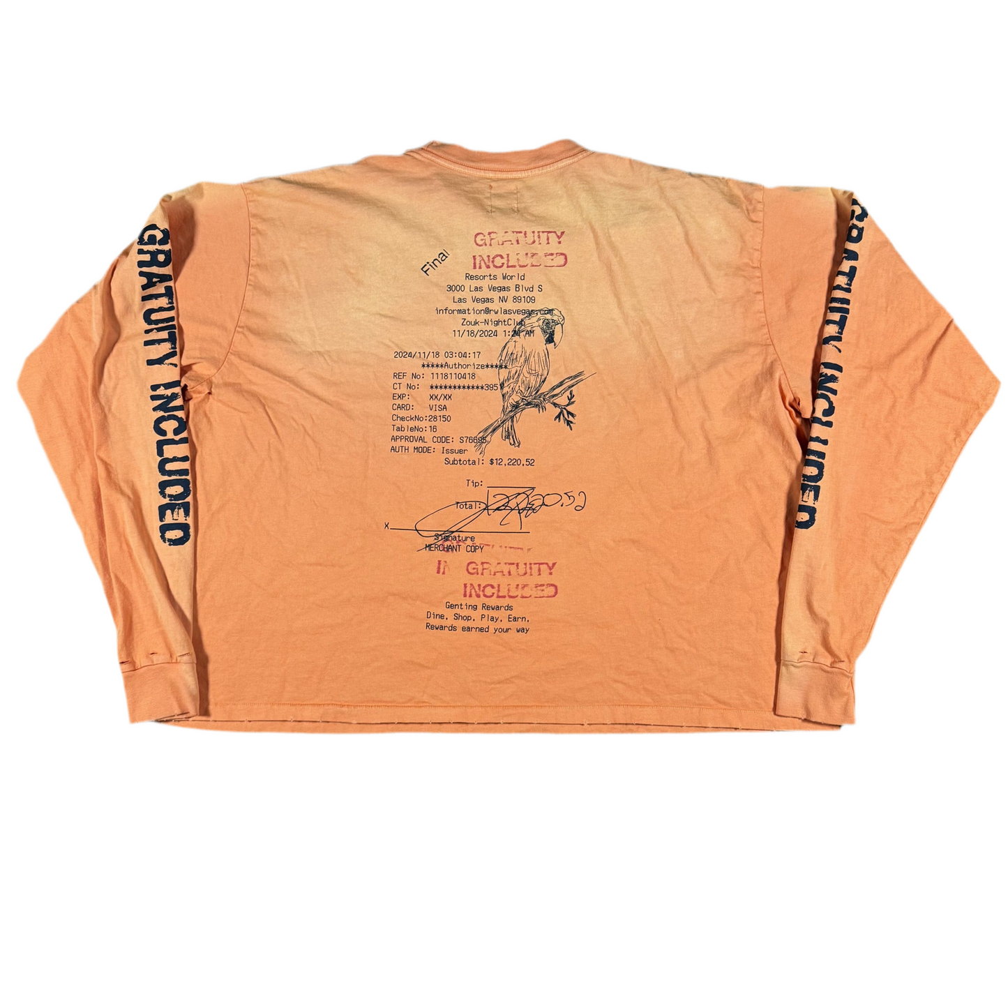 HMDD Gratuity Added Longsleeve