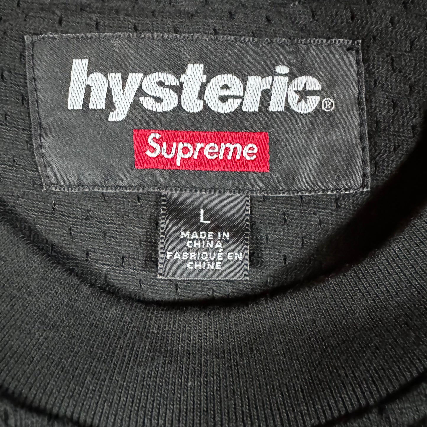 Supreme x Hysteric Glamour Mesh L/S