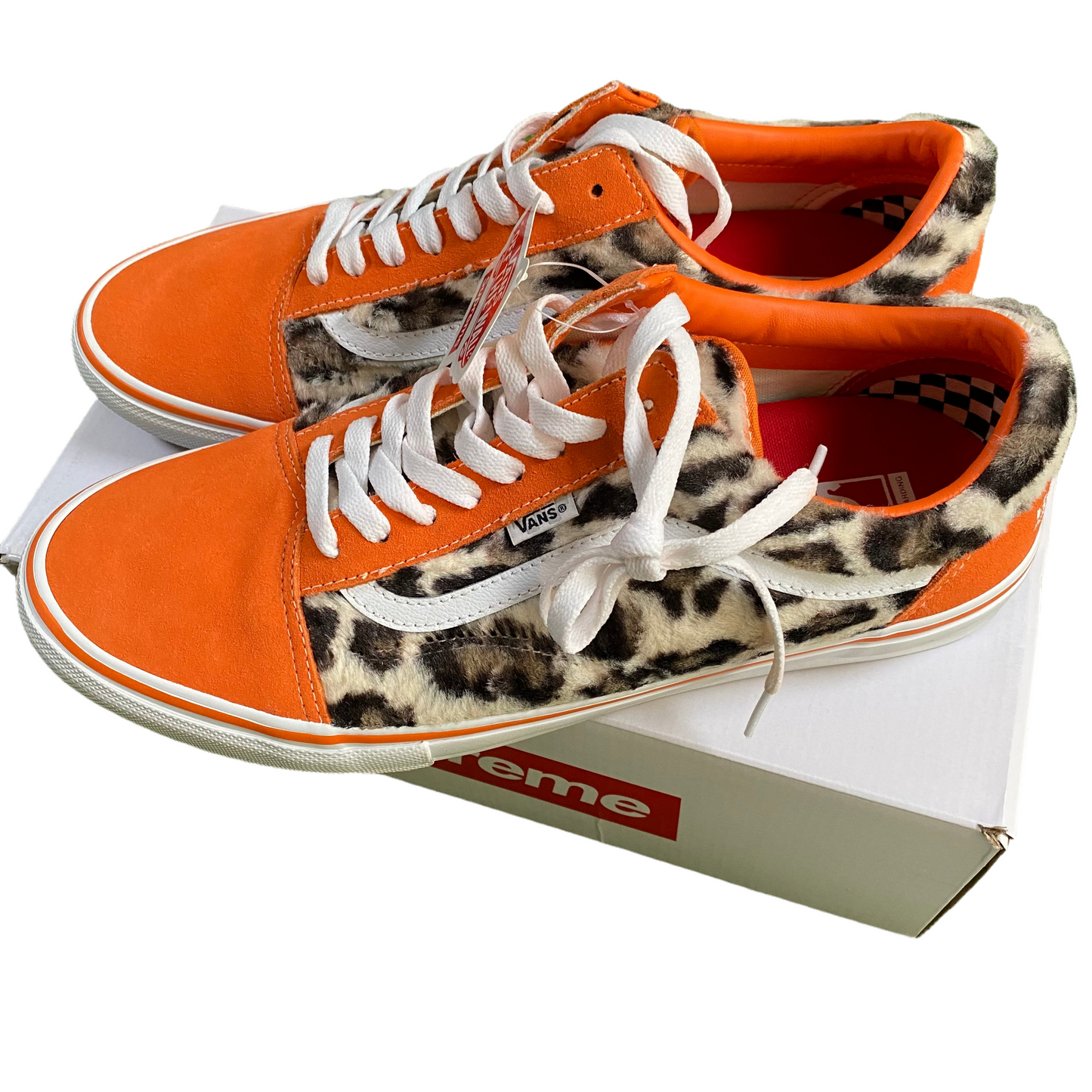 Supreme x Vans Leopard Print Low Top