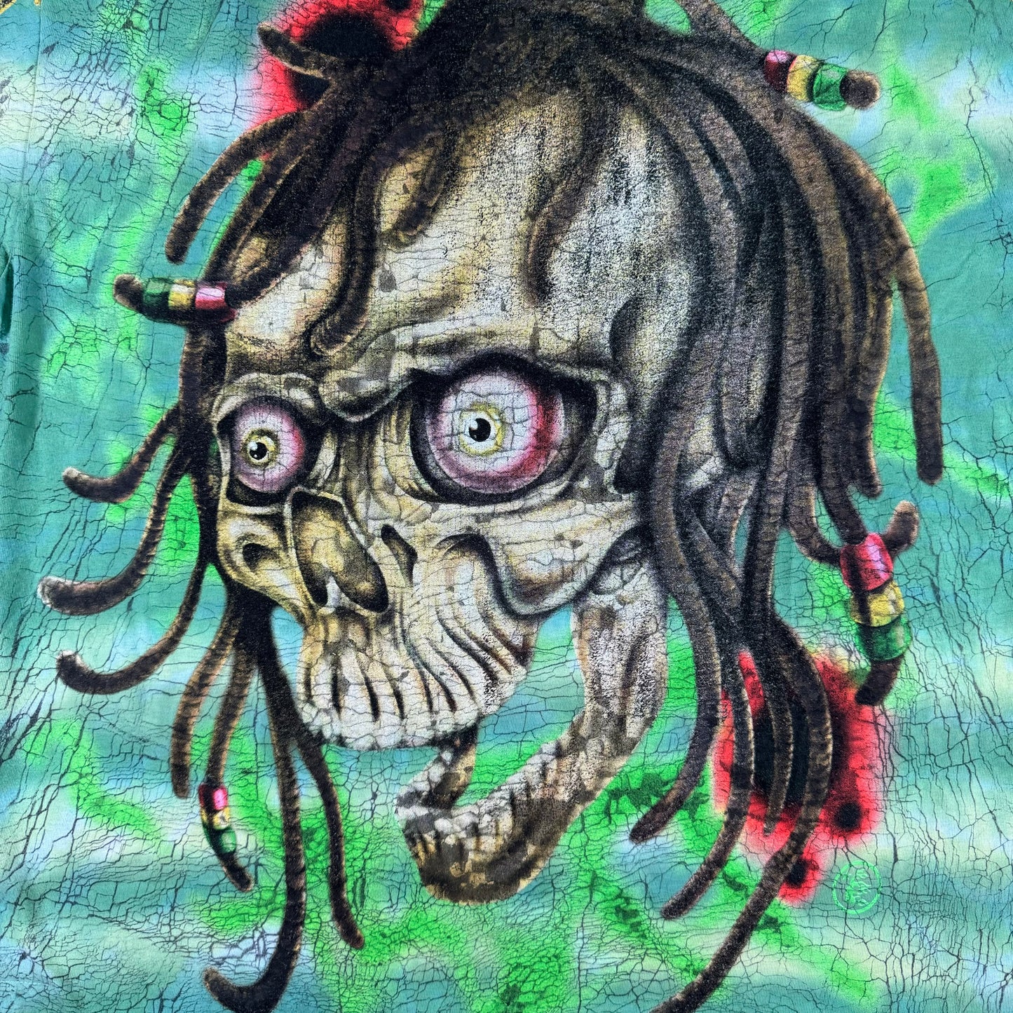 Hellstar ‘Rasta Skull Tye-Dye” T-shirt