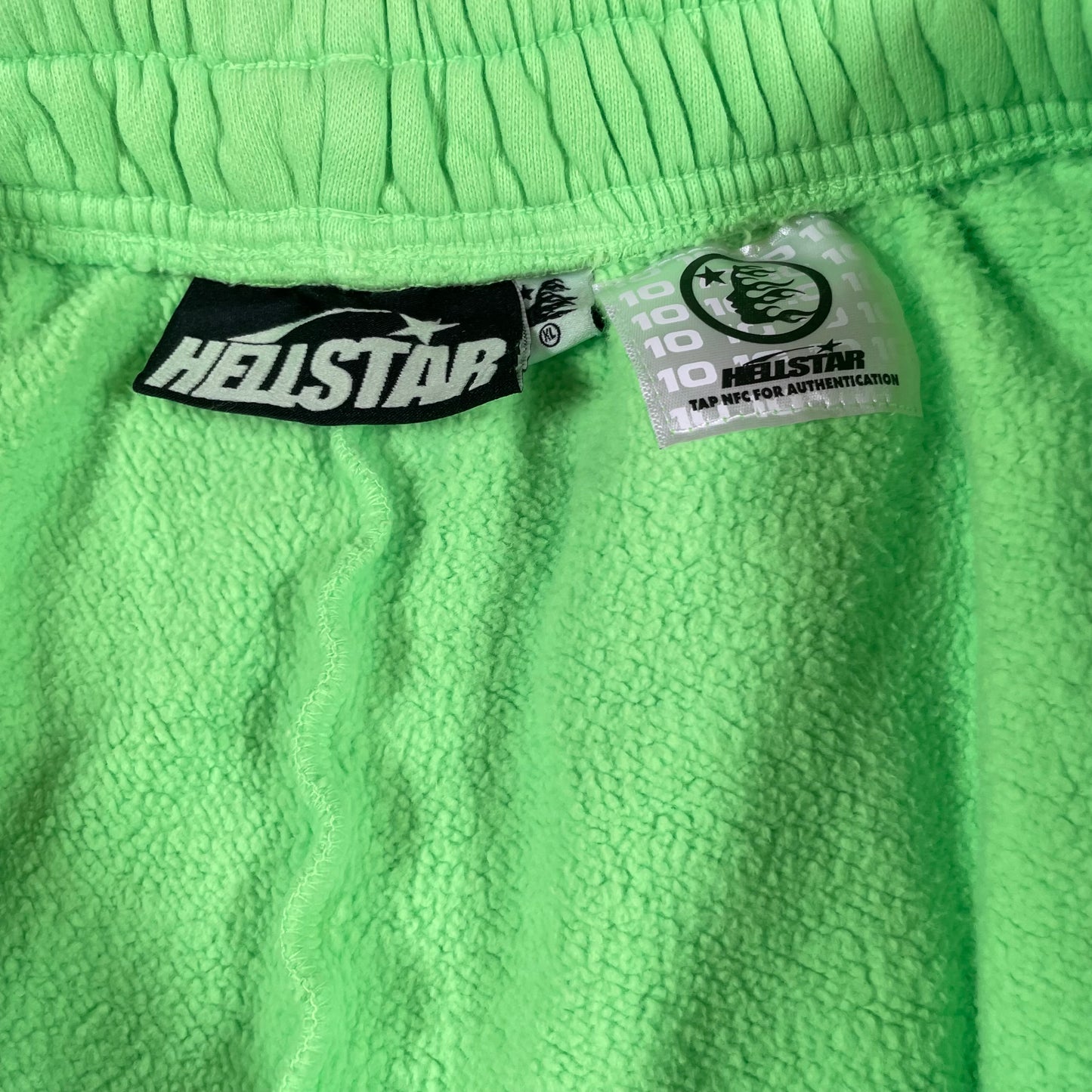 Hellstar Sports Green Sweat Shorts