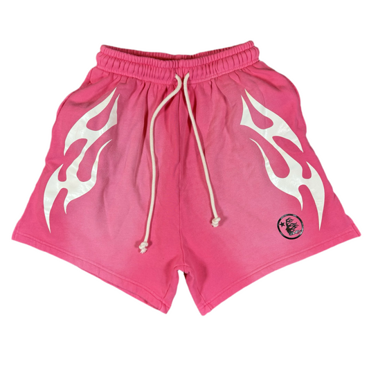 Hellstar Flame Shorts (Pink)