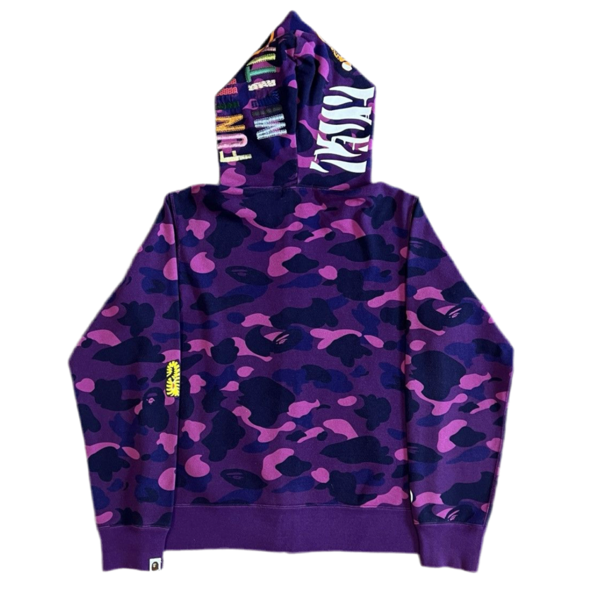 Bape Purple Camo Tiger Zip Up Hoodie