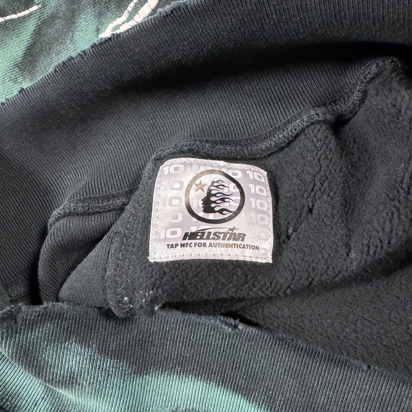 Hellstar Green Marble Hoodie