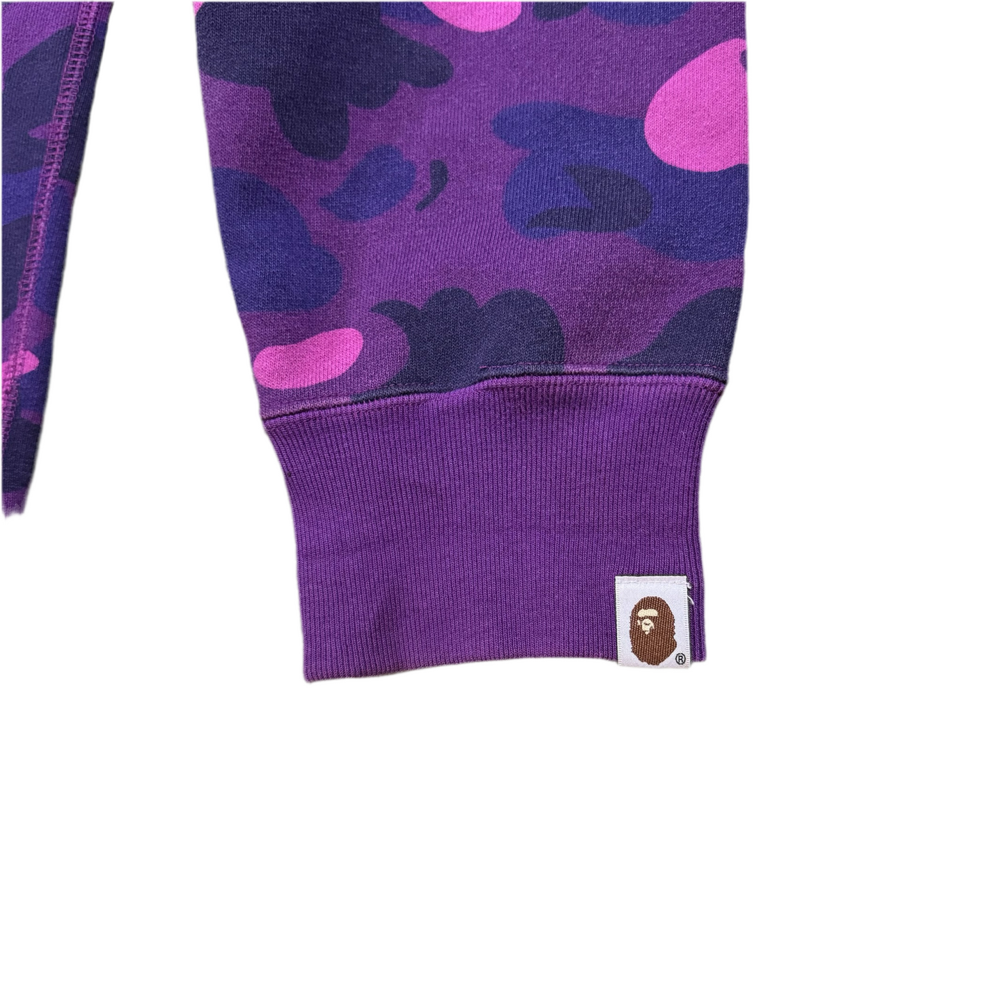 Bape Purple Camo Tiger Zip Up Hoodie