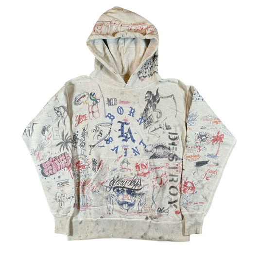 Saint Michael x Born x Raised Graffiti Hoodie