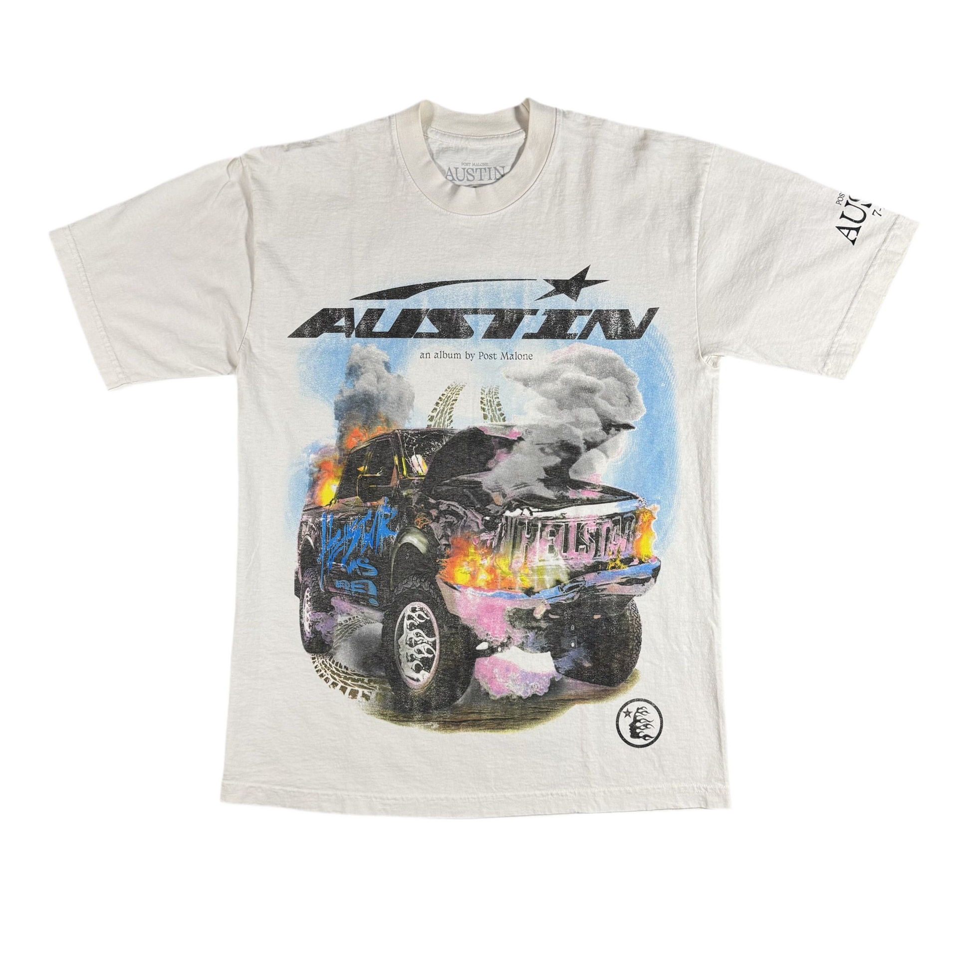 Hellstar Post Malone Austin T-shirt, Front