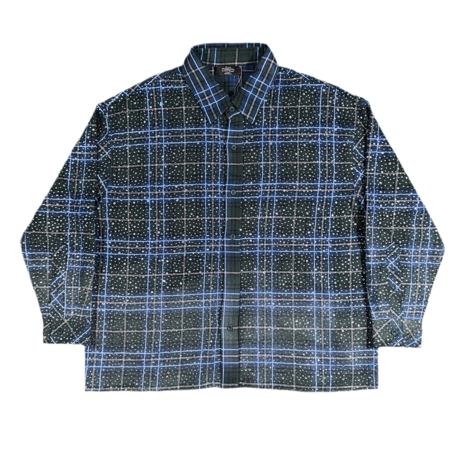 Happy Memories Don’t Die HMDD Green Blue Disco Flannel