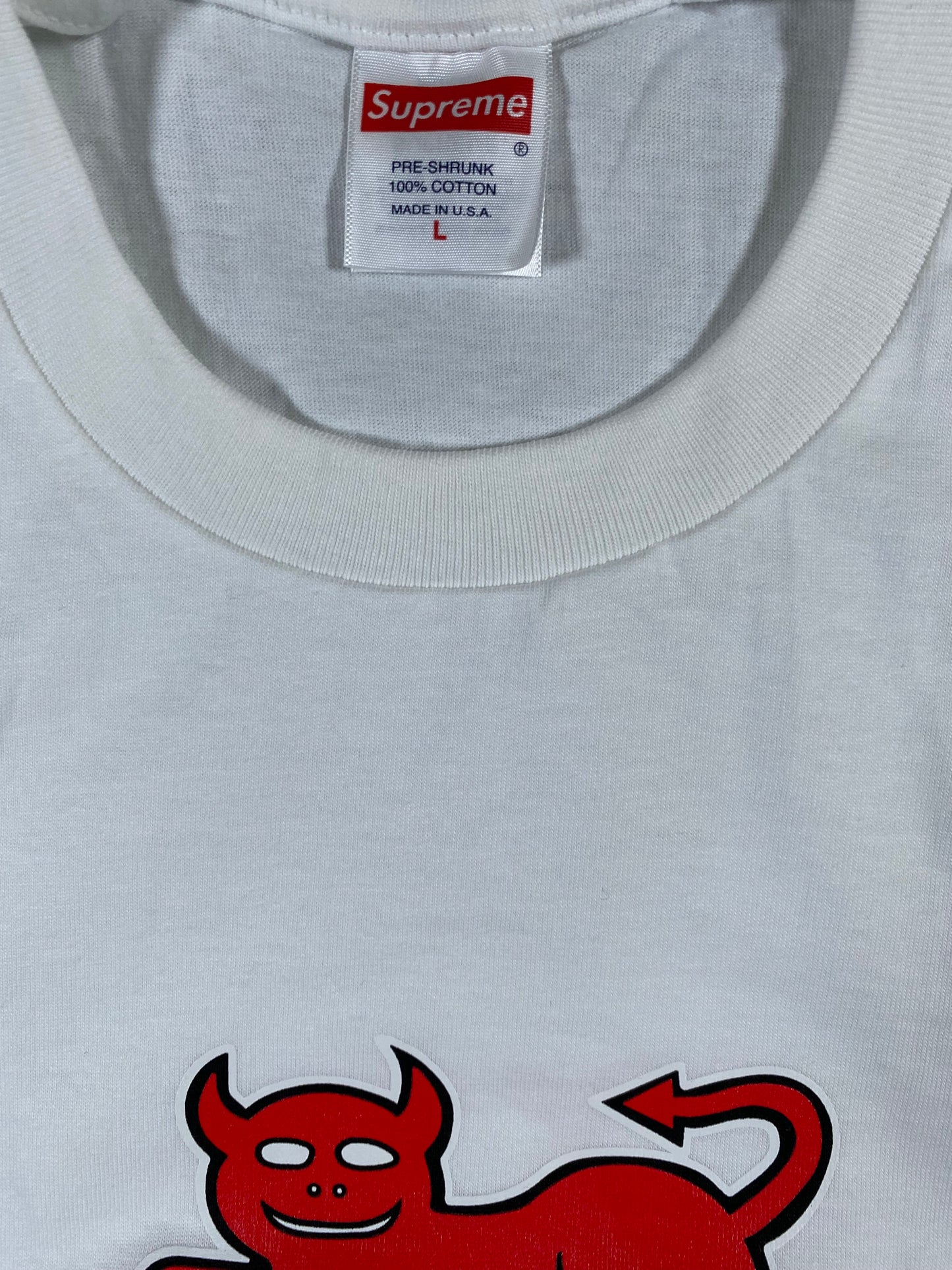 Supreme x Toy Machine Devil Cat Tee