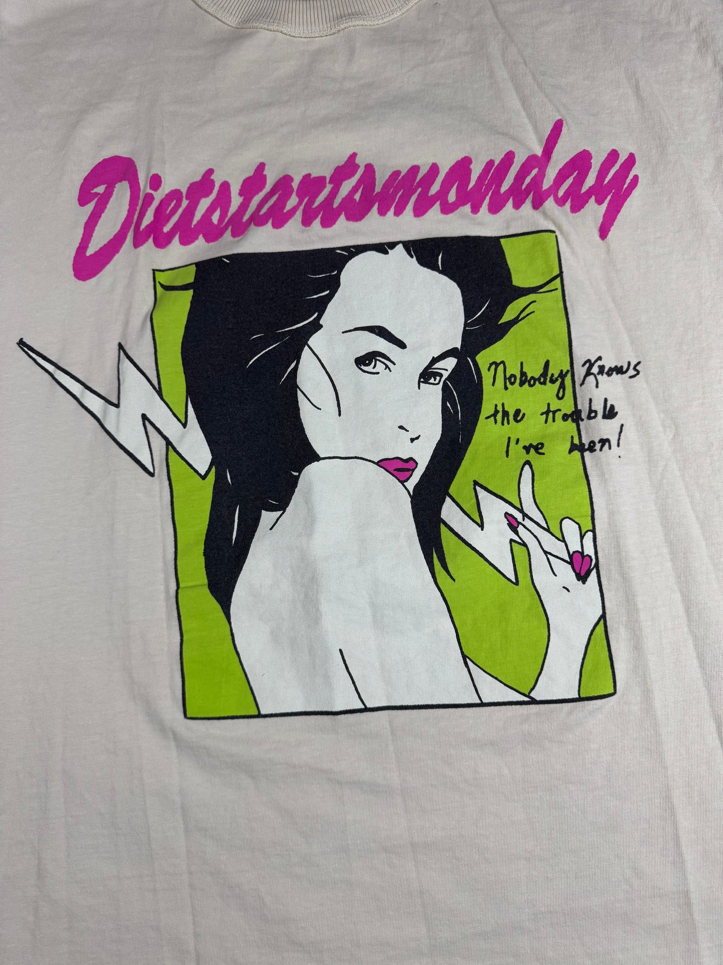 Diet Starts Monday Trouble Cut Off