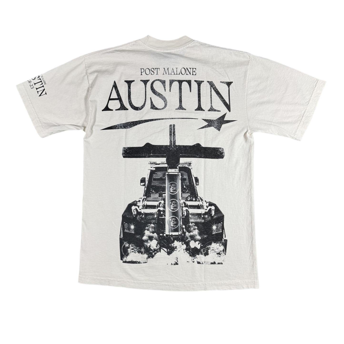 Hellstar Post Malone Austin T-shirt, Back
