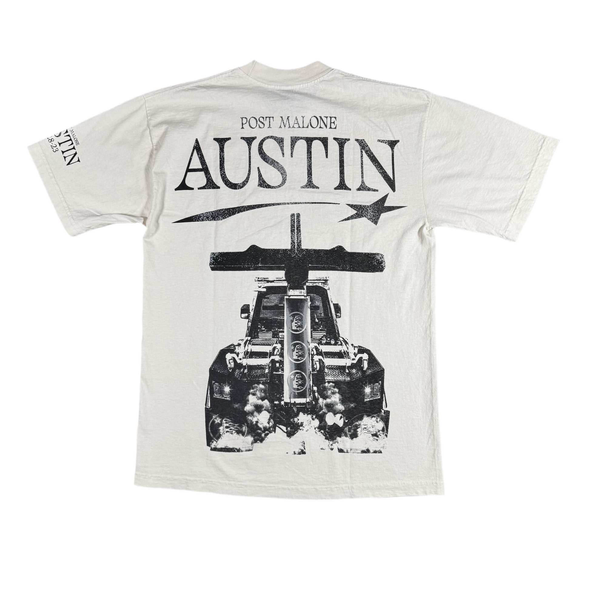 Hellstar Post Malone Austin T-shirt, Back