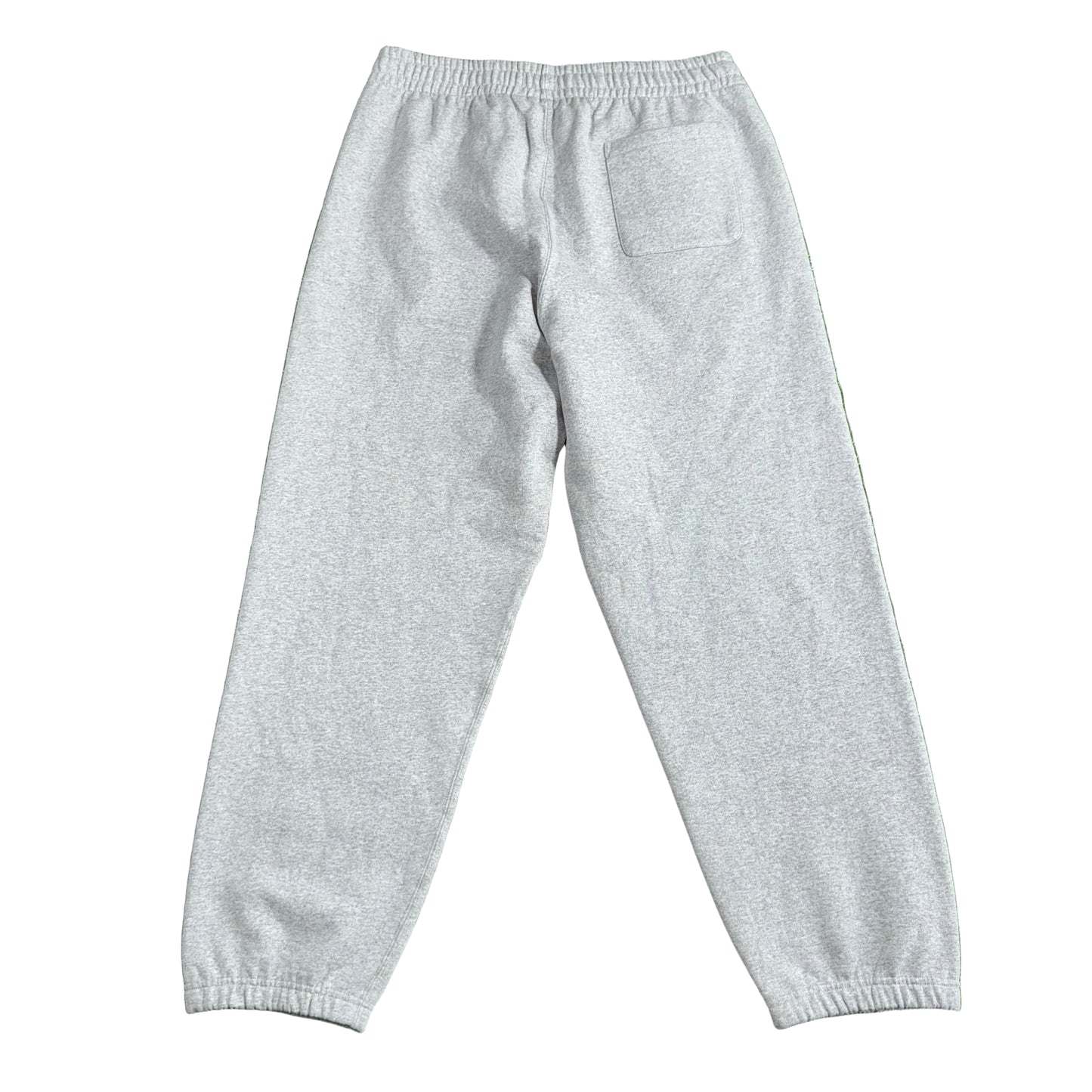 Supreme Satin Appliqué Grey Sweatpants, Back