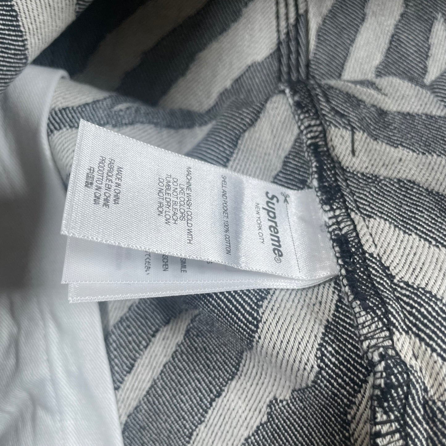 Supreme Zebra Double Knee Painter Pants