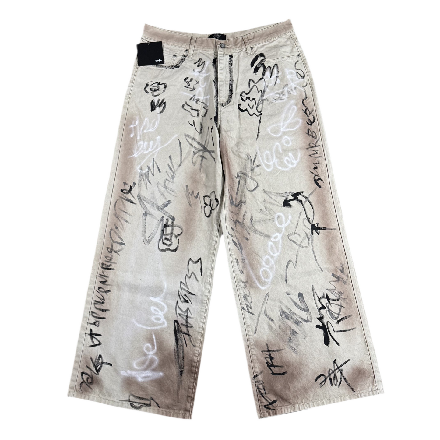 Happy Memories Don’t Die HMDD Graffiti Chino Pants, Front