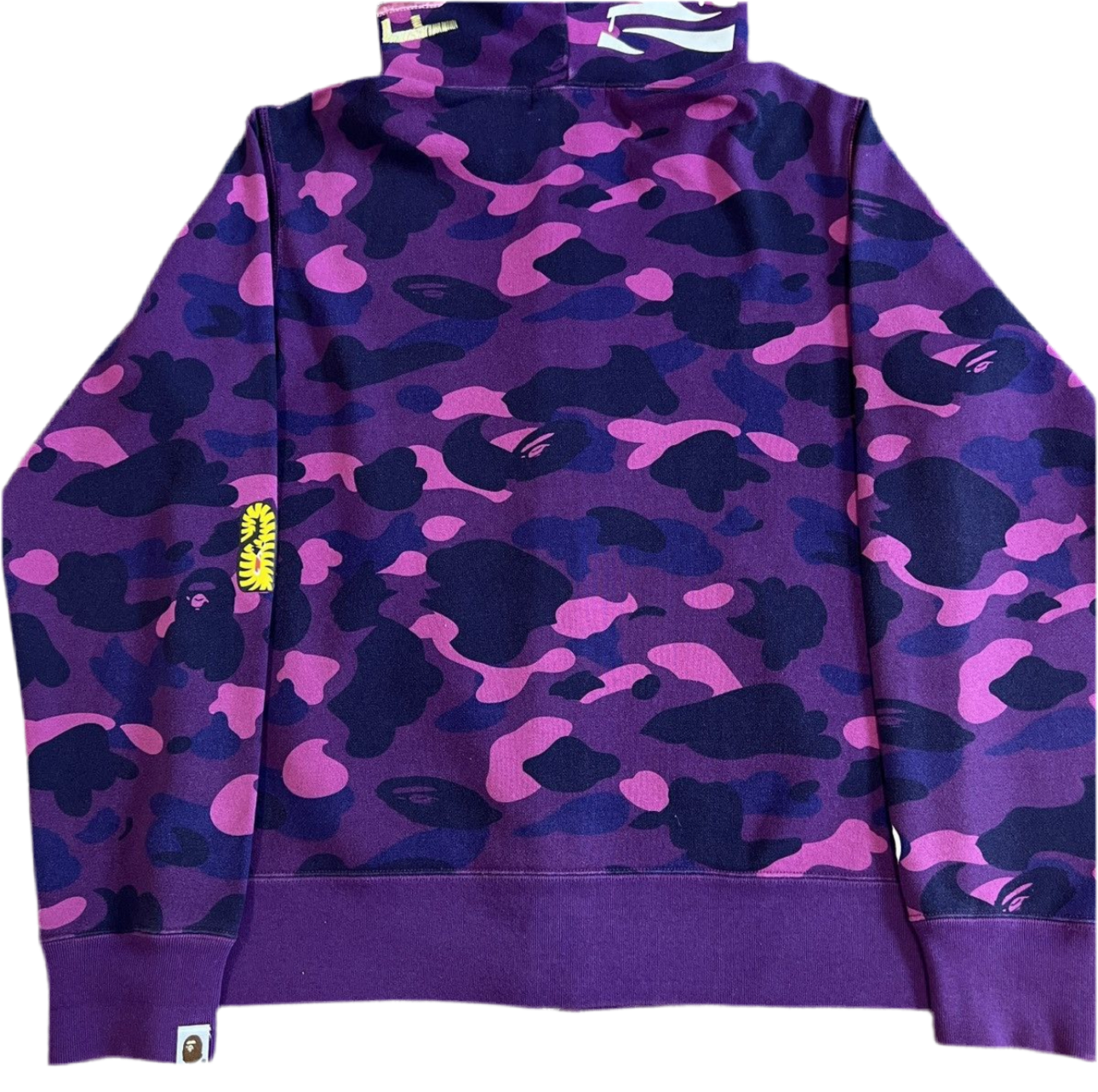 Bape Purple Camo Tiger Zip Up Hoodie