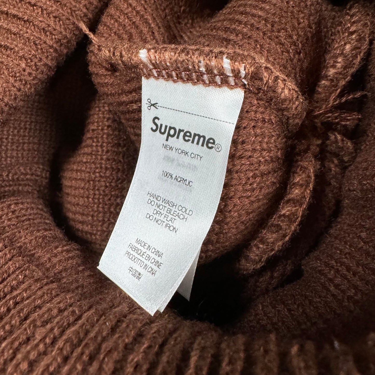 Supreme Big Stripe Beanie