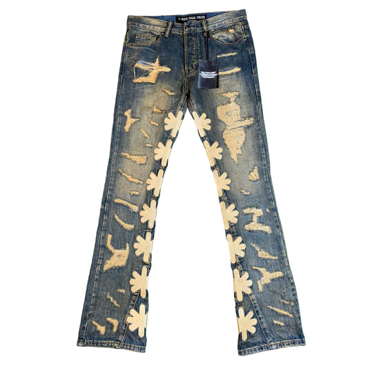 LostShdws Dstry Denim Jeans (Bone), Front