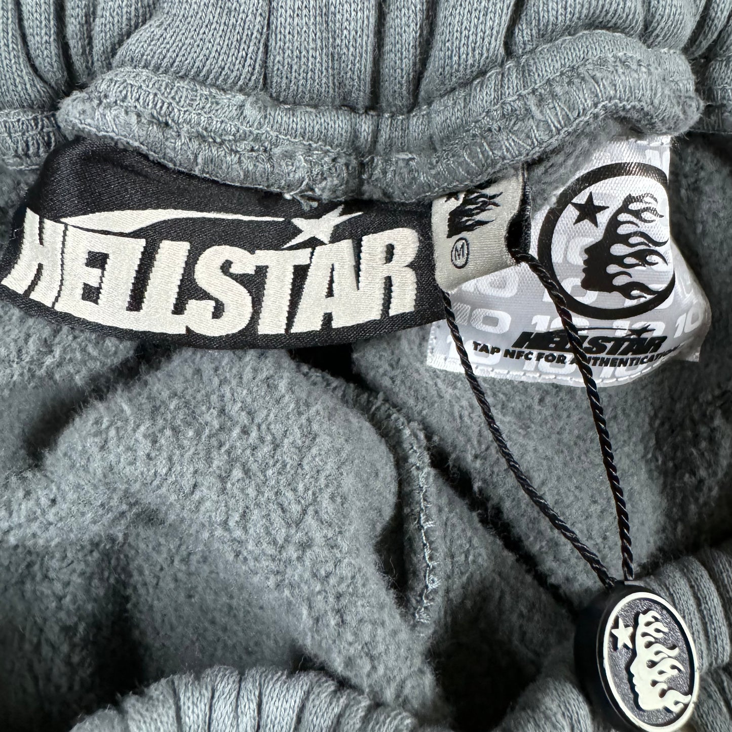 Hellstar Grey Snap Shorts