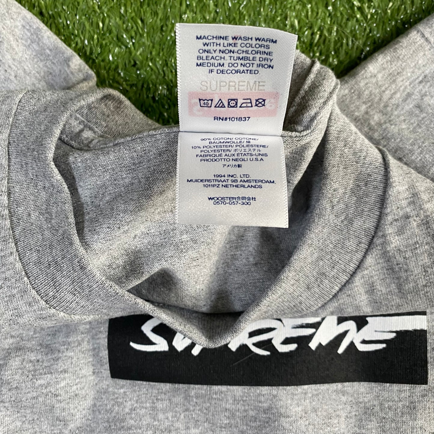 Supreme Futura Box Logo T-shirt ‘Grey’