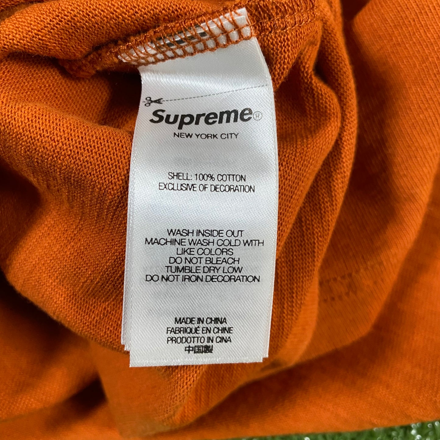 Supreme Old English S/S ‘Rust’