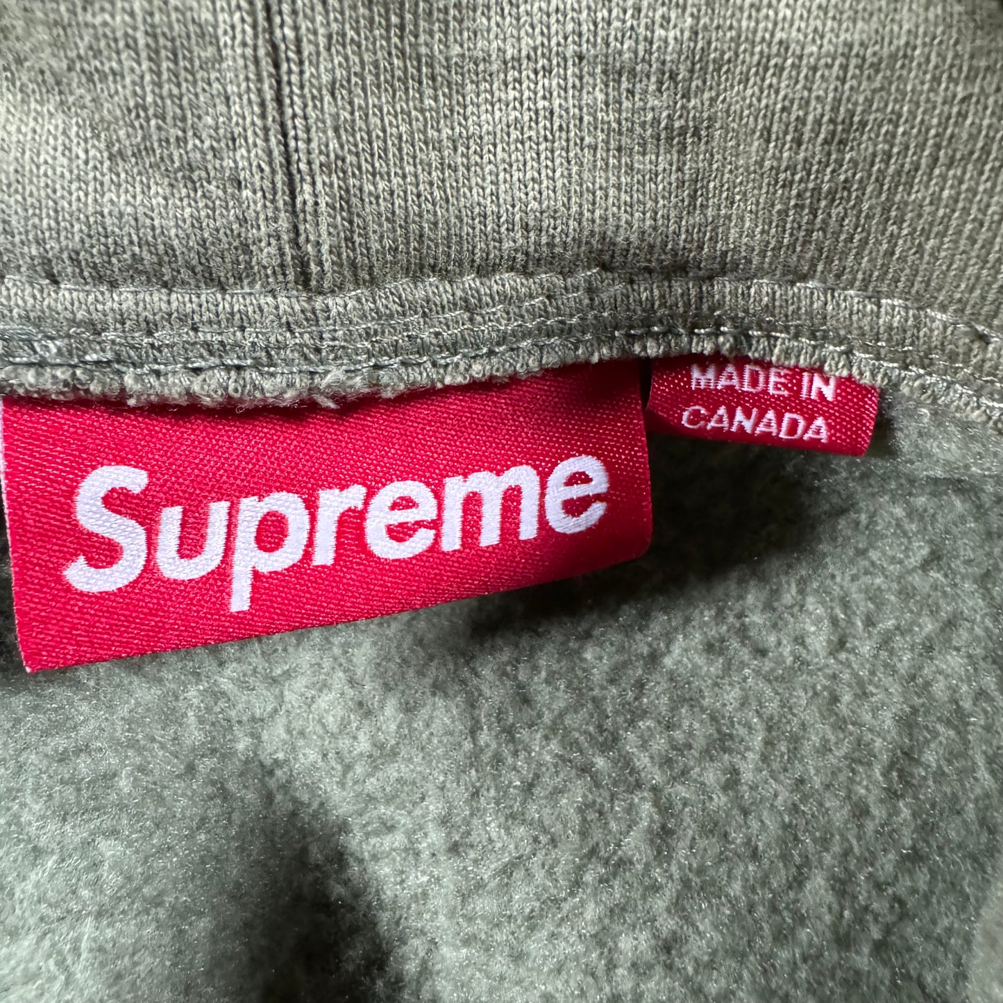 Supreme S Logo Zip Up Hooded Sweatshirt