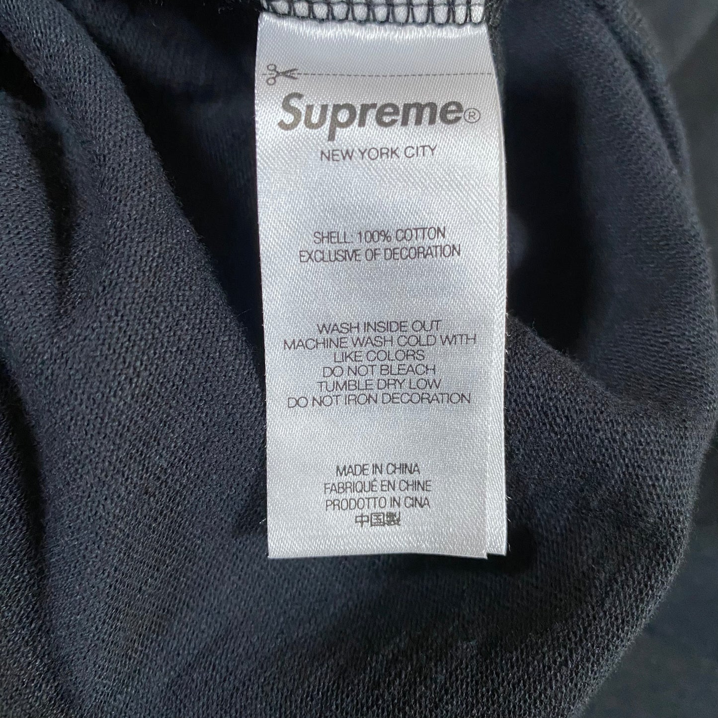 Supreme Old English S/S ‘Black’