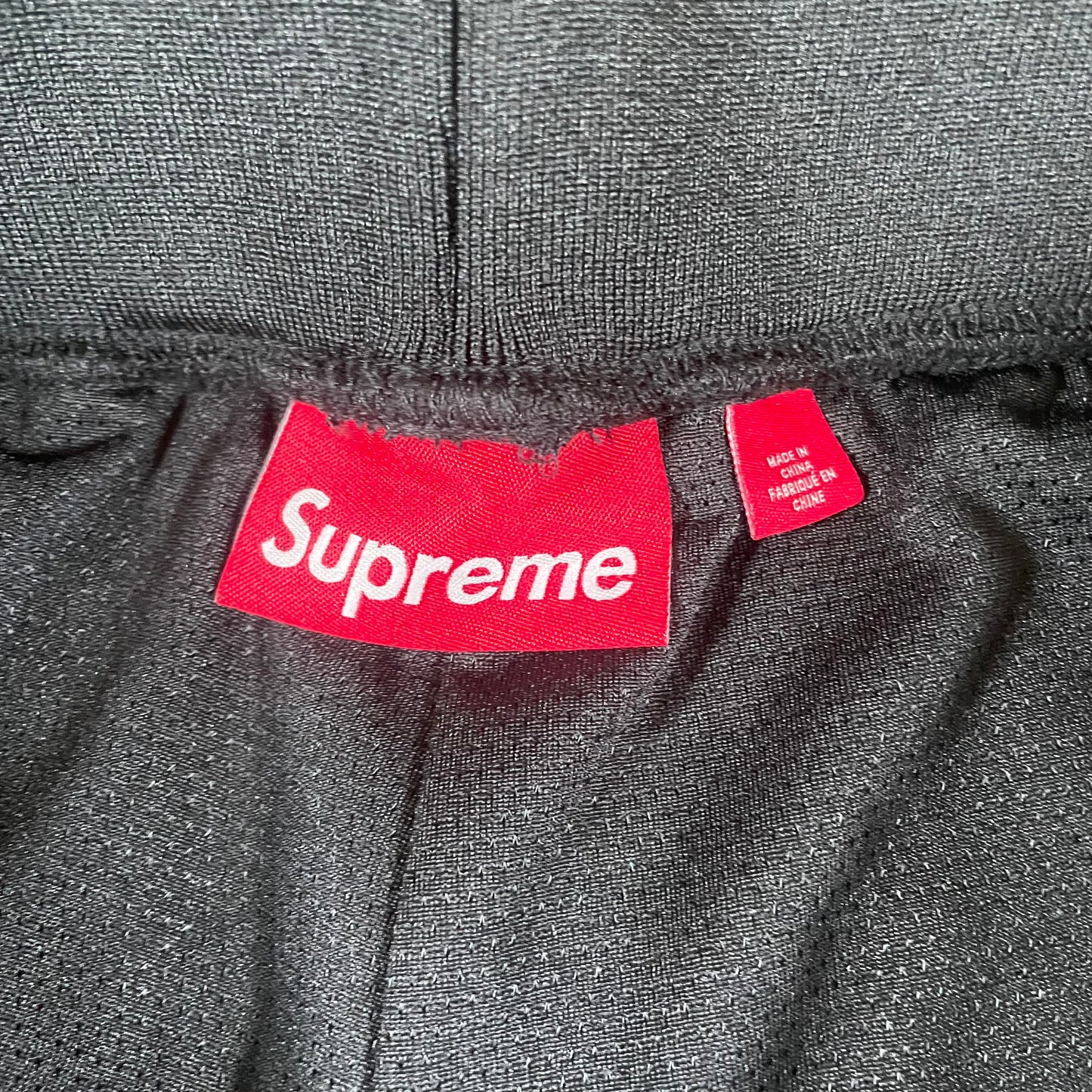 Supreme Black Ultra Suede Mesh Shorts