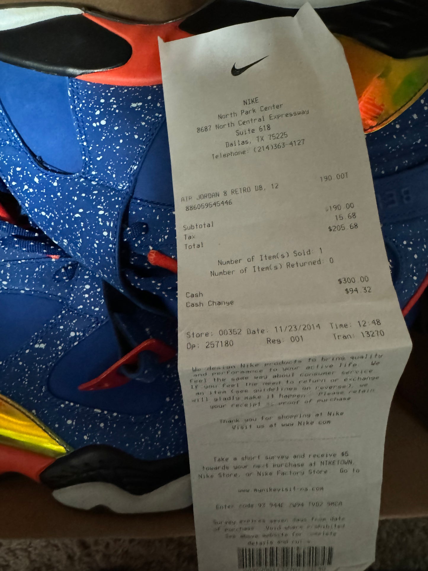 Air Jordan 8 Retro ‘Doernbecher’ 2014 (Preowned)