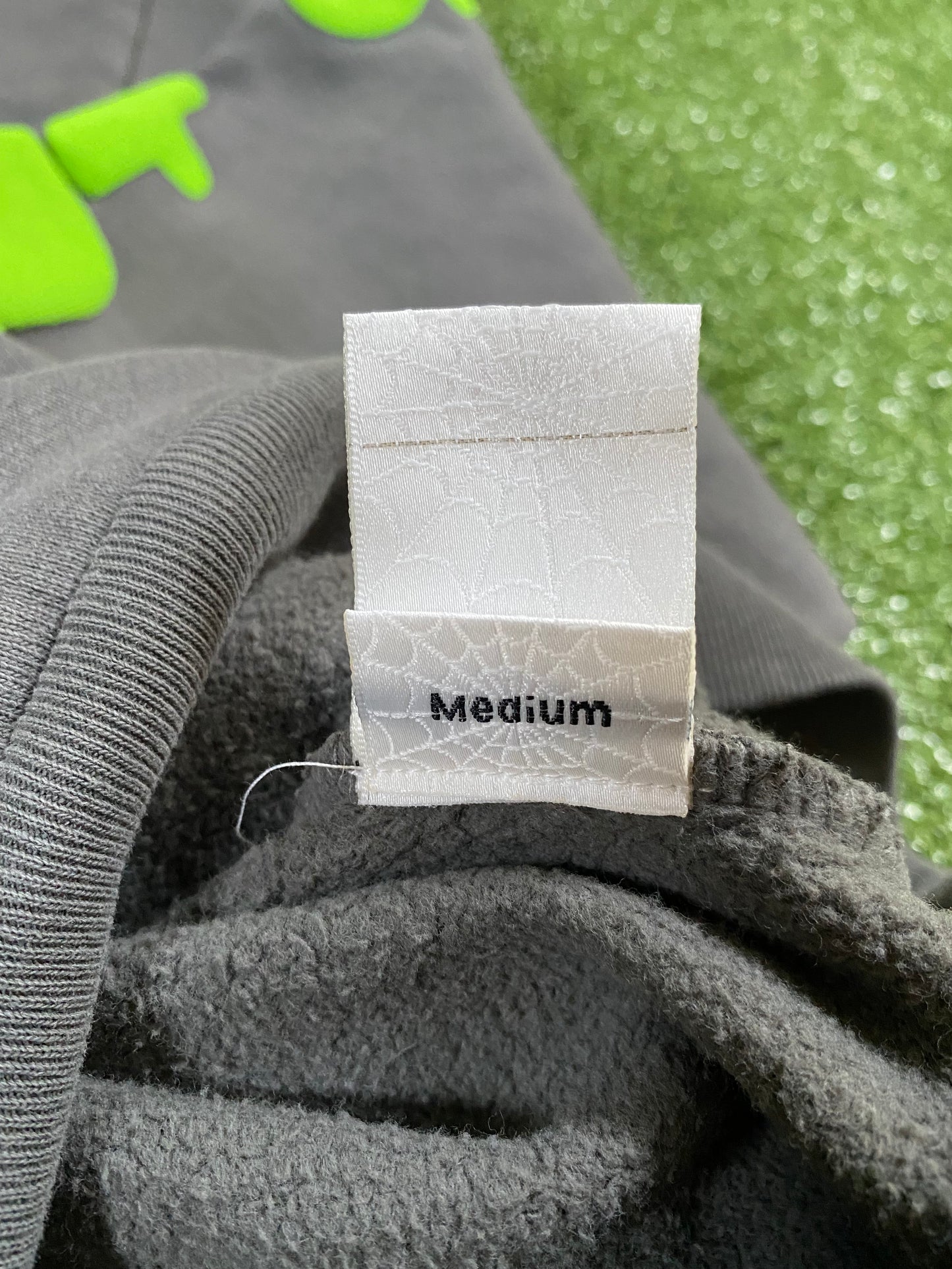 Sp5der Slate Grey Beluga Hoodie