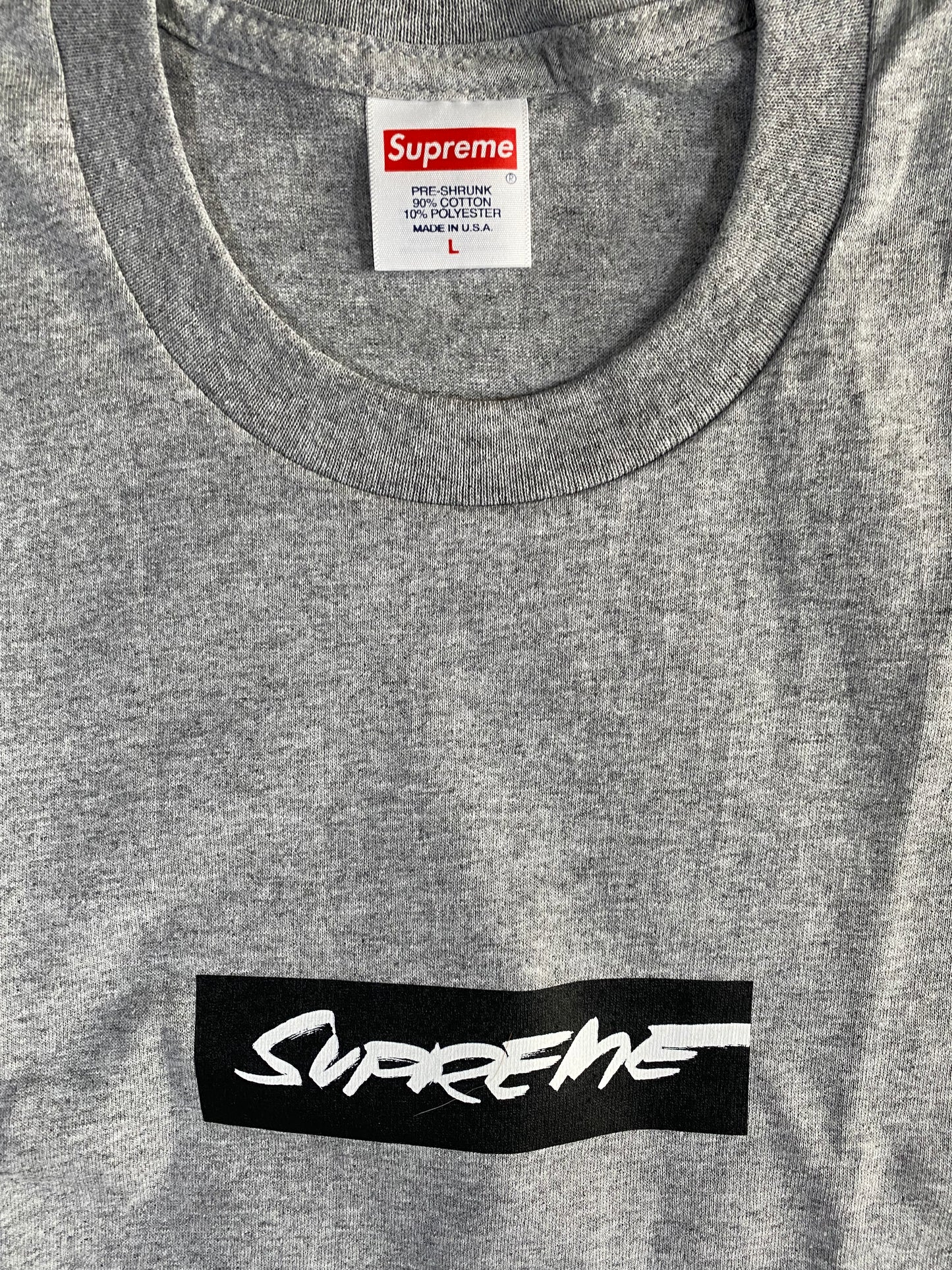 Supreme Futura Box Logo T-shirt ‘Grey’